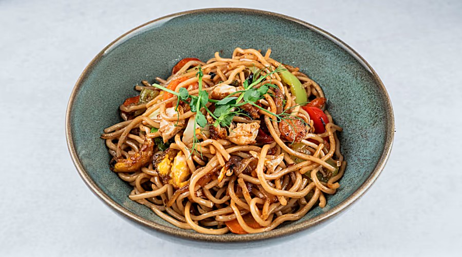 Fried Noodles with Chicken